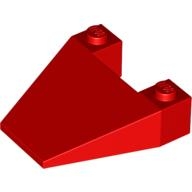 Lego doprava ostatní přední kapota 4x4, červená (4125401, 4203737, 4570480)